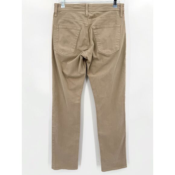 AG ADRIANO GOLDSCHMIED The Graduate Khaki Tailored Leg Jeans Pants Size 29x32 - Picture 5 of 8